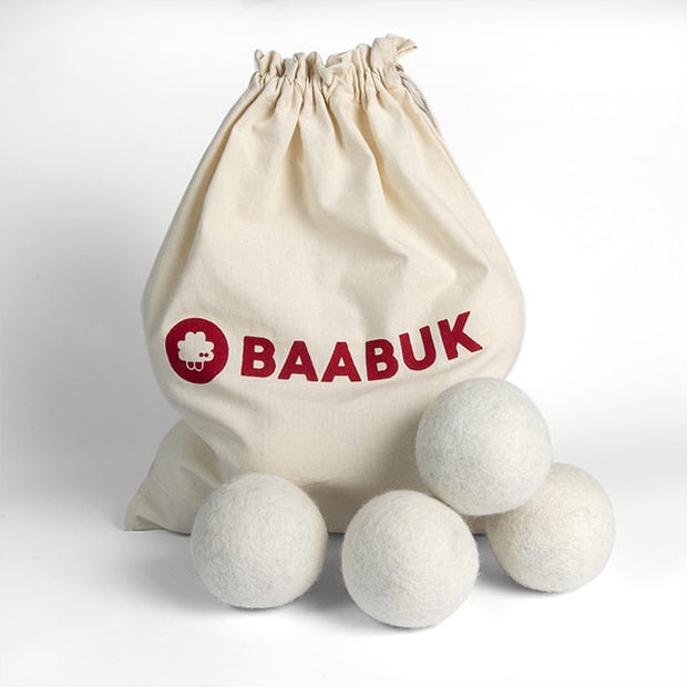 Boules de séchage en laine - 4 paquets - Baabuk - Baabuk Suisse