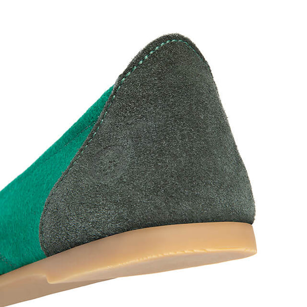 Ballerine en laine - Spruce Green